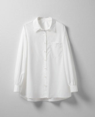 MEDUSE•BL1211 Summer new e-home port masterpiece! Lovely boxy striped blouse 